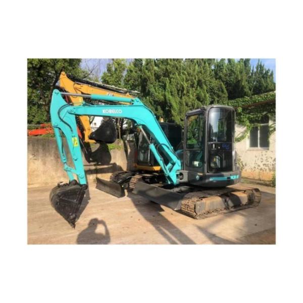 Shanghai Used Kobelco 55 Mini Excavator 5ton with 1260 Working Hours and 31.5KW