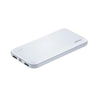 China Tartan Ready Stock 10000 MAh Power Banks 2USB 2.4A Mini Power Station factory