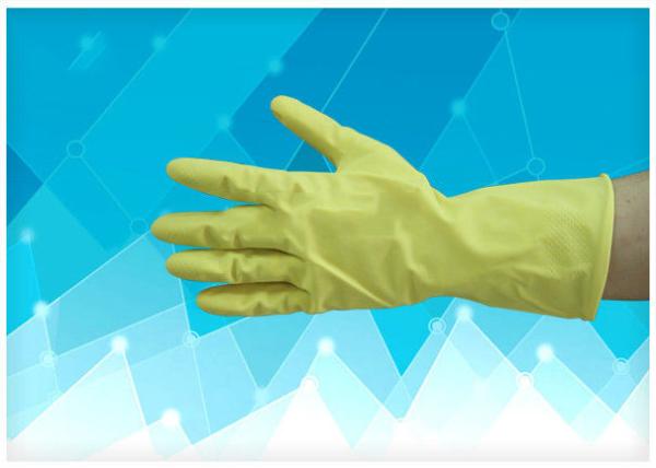 Household Disposable Medical Gloves 100% Natural Latex For Examination /