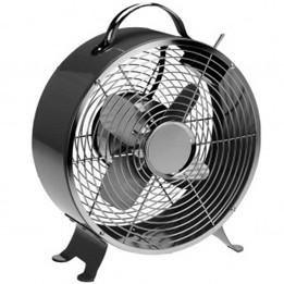 China SAA 20cm Black Retro Electric Fan Table Fan 2 Speed Australia Metallic With 4 Blades factory