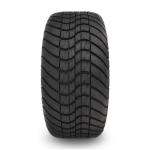 Golf Cart 14'' Machined/Black Aluminum 6 Spokes Rims and 225/30-14 Street Tires