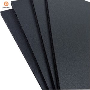 Rough Textured 10mm Black PP Honeycomb Board For Flight Case