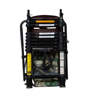 China 2.6m Folding Telescopic Ladder Aluminum 8 Steps Hunting Tree Stand factory