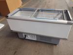 Horizontal island cabinet commercial direct cooling refrigeration and freeze