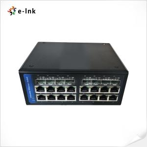China 16 Port GE Managed Industrial Ethernet Switch 8x100/1000M SFP Network factory