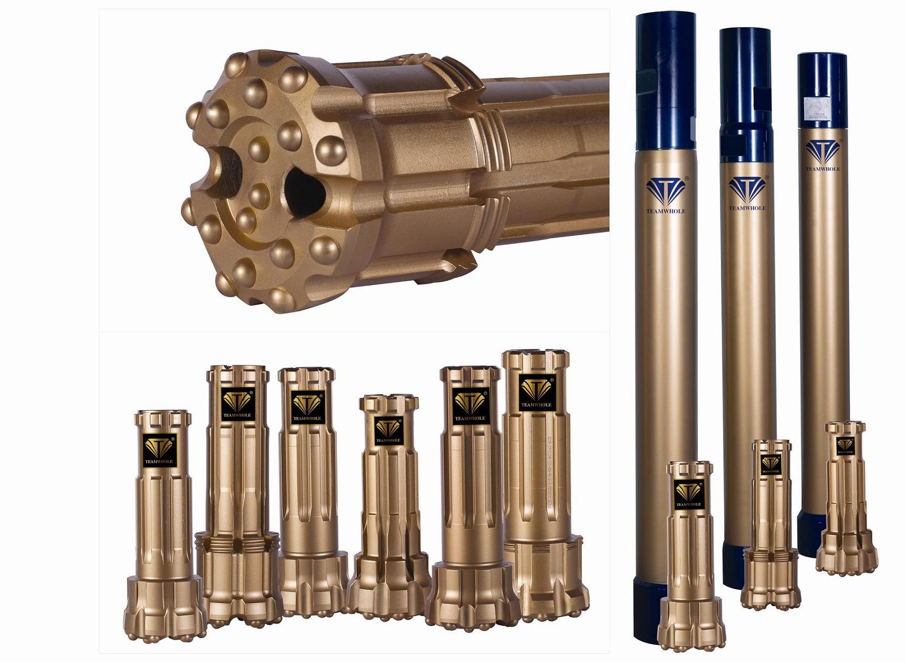 4.5 Inch 127mm DTH Hammer Bits For Stope Ore Grade Control ISO9001 Approval