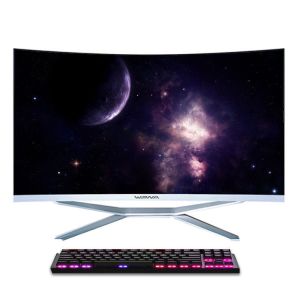 China WIN 10 OS All In One Desktop Computer with 24 inch Curved Screen and Core i3 i5 i7 CPU factory