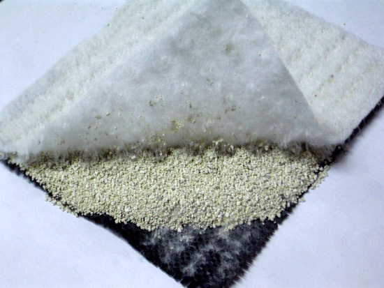 Villa Design Style 5500g/m2 ASTM Waterproof Bentonite Geotextile Geosynthetics Clay Liner for Pond Liners