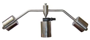 China Nickel Plated Steel Ball Pressure Test Apparatus IEC 600695-10-2 For Non Metallic factory
