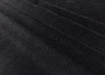 Grain Reddish Black Stretch Velvet Fabric 210GSM Burnt Out Soft Felt