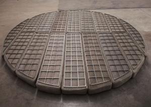 China Dia 6000mm Monel 400 Mesh Pad Demister Alloy Mesh Mist Eliminator factory