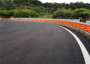 China EVA Material Highway Protection Rotating Guardrail Yellow Orange Red Color factory