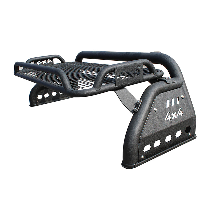 Factory Supply Steel 4x4 Pickup Truck Roll Bar with Luggage Bracket for Toyota Hilux Revo