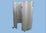 Polished 300L Pillow Plate Jacket Tank For Solvent
