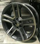 CK160 5664 22" Grey Machine Wheels Rim For All Silverado Tahoe 1500 6x139.7