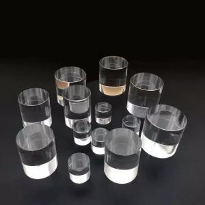 China Custom Made Sapphire Quartz JGS1 Glass Laser Round Cylindrical Rod Lens factory