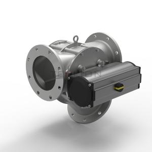 China Two Way Gate Pneumatic Diverter Valves For Dilute Phase Conveying System factory