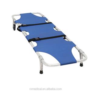 China CE Certified 2020 Aluminum Alloy Hospital Ambulance Folding Stretcher for Hospitals factory