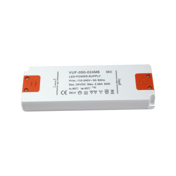 China 12v 5a / 24v 2.5a Plastic LED Driver High Efficiency Ip67 60w Class 2 For Refrigerator factory