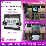 2009-2013 Range Rover L320 Sport Car AC Control Panel 10.4 Inch Android Radio