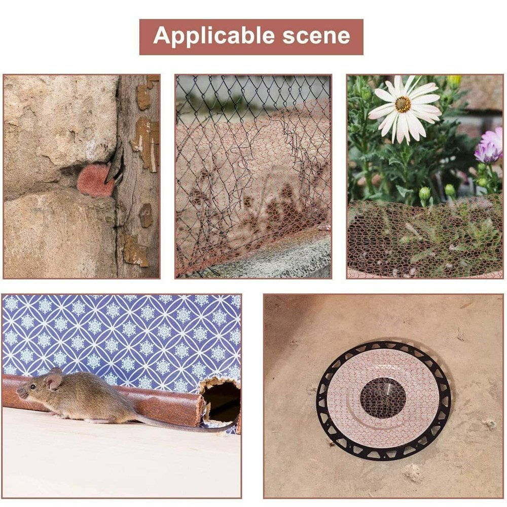 Rustproof Mesh Copper Rodents Soft 100mm Or 127mm Wide Rolls For Pest Control