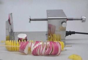 China Wave Shape French Fries Cutting Machine factory