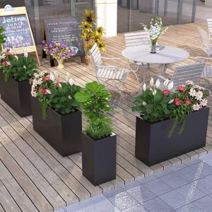 Smooth Surface Custom Color Stainless Steel Vase Easy Maintenance