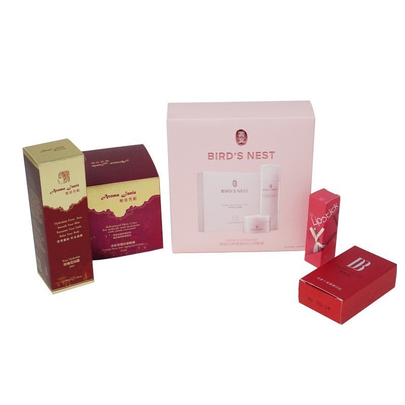 Make Up Mask Skin Care Products Folding Carton Packaging Printied Face Cream
