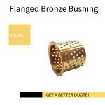 Flanged Tin Bronze Bushings CuSn8 Metric Size