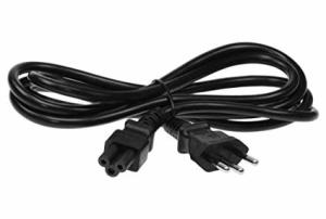 China Home Application C13 PVC Brazil Black Power Cord With EU 3 Pin Plug factory