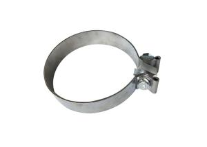 China 2.5inch 304 Stainless Steel Exhaust Barrel Clamp Automotive Spare Parts Customizable factory