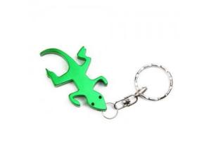 China Aluminum Green Parrot Keychain Bottle Opener,Funny cool promotion beer bottle opener, green parrot shape keychain factory