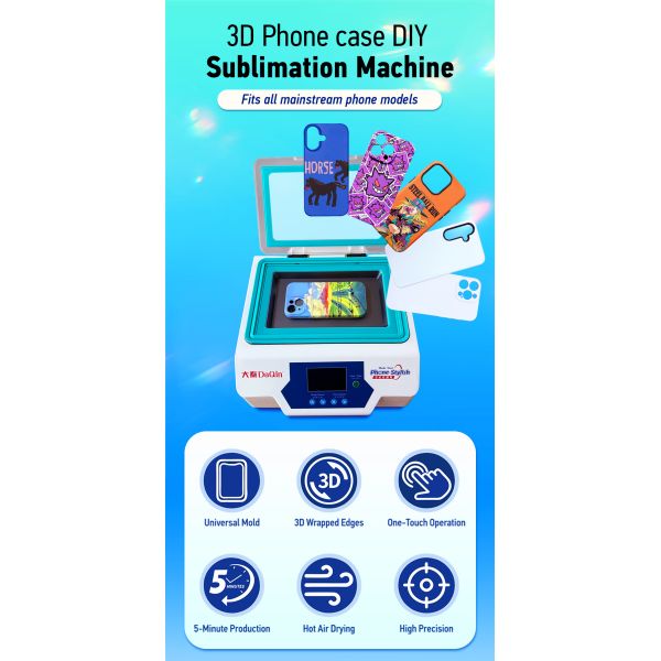 DAQIN Custom Case Printing Machine | Universal Mold & Batch Processing