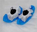 Cpe Film Coated Non Slip Shoe Covers Disposable Pp Material Water Resistant