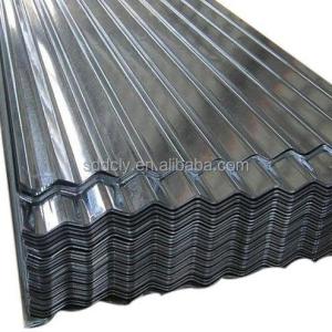 China Zero Minimum Spangle Designed 30 Gauge Corrugated Galvanized Steel Metal Roof Sheets factory