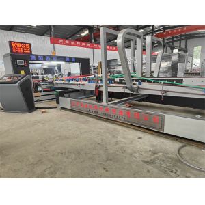 Automatic Carton Box Folder Gluer With Electric Driven For Plastic Packaging