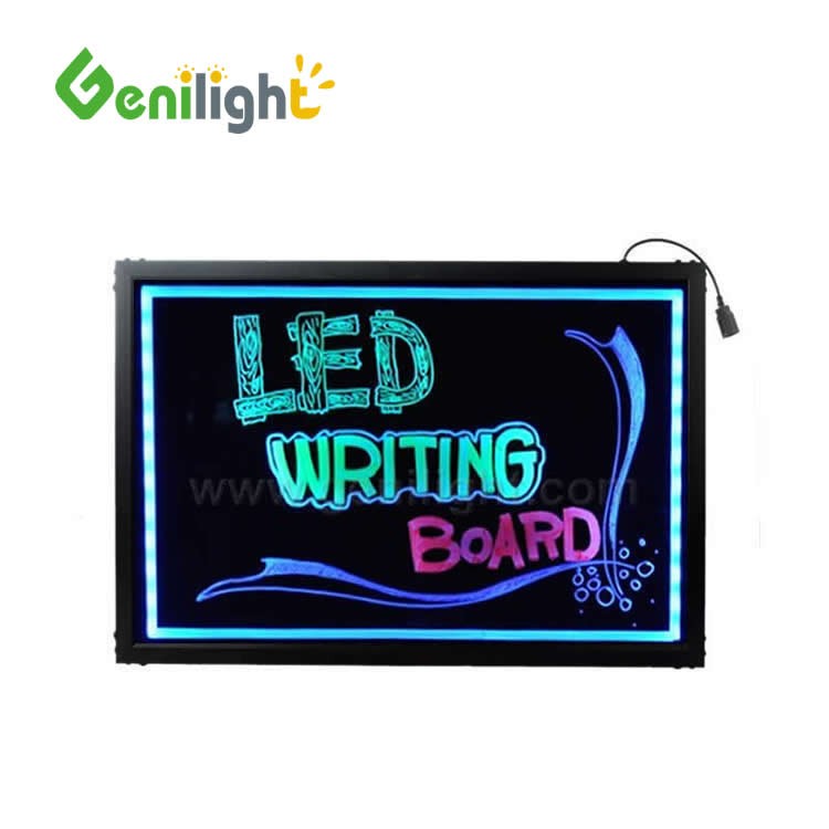 Aluminium Plastic Background Oval LED Open Closed Board with 5mm Superbright LED Material