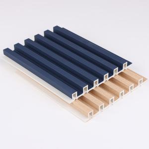 China Grooved PVC Wood Plastic Composite Decking Boards 8mm factory