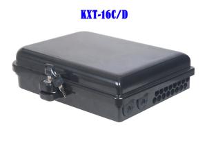 China 24 Core Outdoor Fiber Optic Distribution Box ABS PC Wall Hanging Pole Installation factory