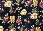 240GSM Polyester Velvet Fabric / Micro Velvet Fabric Night Garden Color