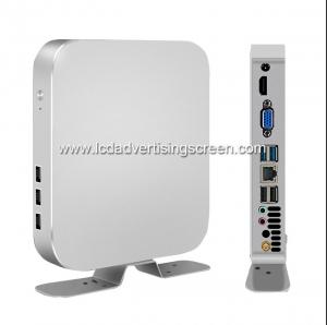 China LCD Media Player Box USB to Monitor Metal Case White or Black Android and Software factory
