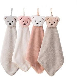 China 21cmx40cm Hanging Hand Kids Microfiber Towel factory