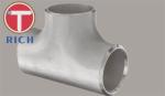 ASME B16.9 Stainless Steel Reducing Tee Equal Tee Pipe Fitting SCH5