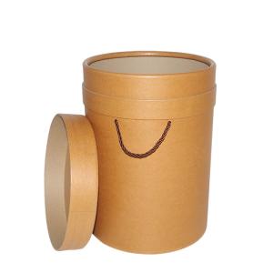China 36cm 10 Gallon Fiber Drum Open Head 45cm Fiber Board Drum factory