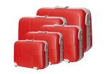 Iron Frame 3 Piece Big Spinner Luggage Set 4 Wheels Logo Customized