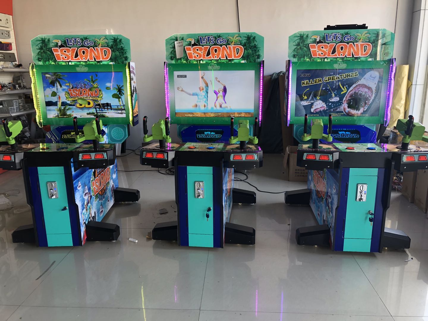 Popular Retail Products Coin-operated Analog Shooting Arcade Video Game Machine New Product Import