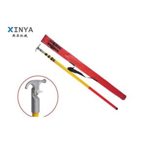 4 Section Insulated Telescopic Hot Stick Fiberglass Safety Tools 500KV