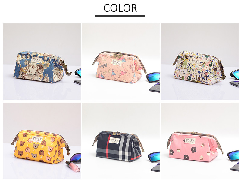 Women Travel Polyester Cosmetic Organizer Pouch