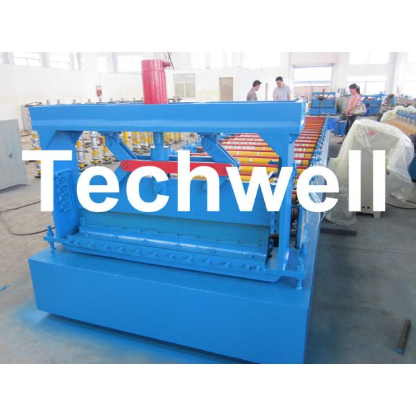 5.5 Kw Main Motor Power Color Steel Roof Wall Panel Roll Forming Machine For