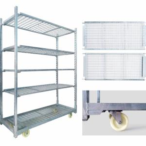 China 1350x565x1900mm Display Plant Flower Cart Nursery Cart With 5 Levels factory